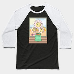 Flowers With Faces - Apocalypse Baseball T-Shirt